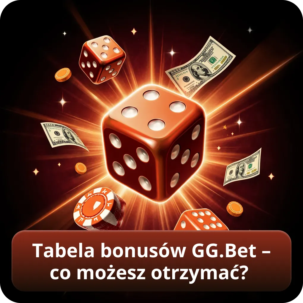 Tabela Bonusów GG.Bet – Co Możesz Otrzymać?
